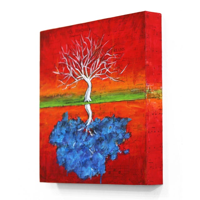 Let Me Forget - Original Mixed Media Surrealist Original Artwork by Robert Lebsack For Sale In Los Angeles - Image 6 of 9