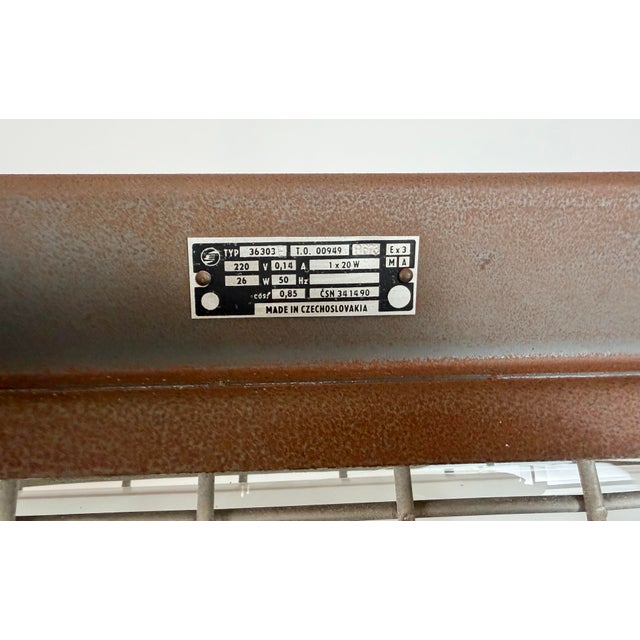 Industrial Grey Hanging Tube Light from Elektrosvit, 1970s For Sale - Image 13 of 18