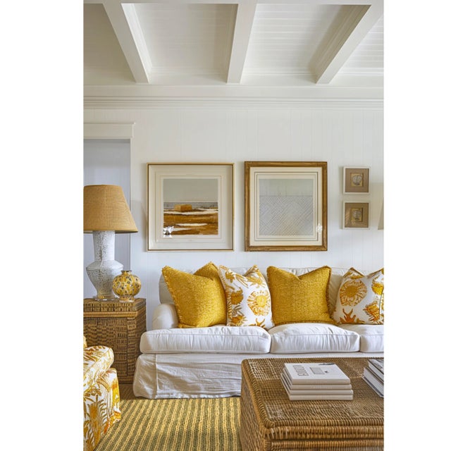 Not Yet Made - Made To Order Part & Parcel Goods Jute Braid Rug, 12'x15', Mustard and Olive Stripe For Sale - Image 5 of 5