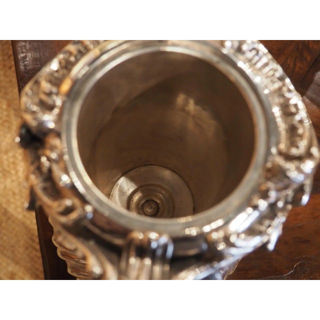 Antique Silvered Bronze Pitcher From France, Circa 1890 For Sale In Dallas - Image 6 of 13