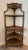 Vintage Rattan and Wicker Five Tier Pagoda Etagere With Fretwork For Sale - Image 11 of 11
