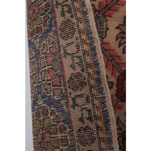 1960s Vintage Turkish Bor Rug 4'4'' X 6'8'' For Sale - Image 11 of 13