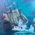 Paint Glenn Richardson Large Naval Battle Seascape Oil Painting For Sale - Image 7 of 12