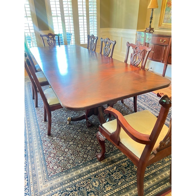 American Maitland Smith, Dining Room Table 10 Feet For Sale - Image 3 of 4