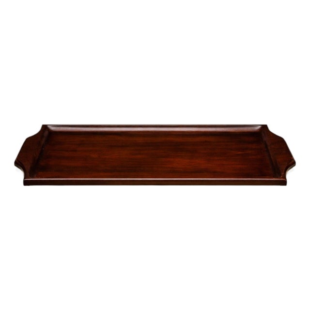Serving Tray in Hardwood, Jean Gillon, 1960s For Sale