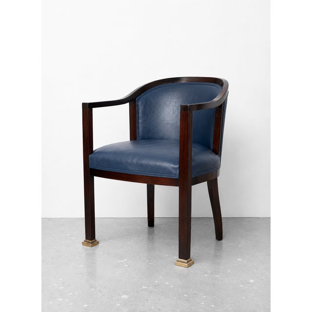 Art Nouveau Desk Armchair by Julius & Josef Herrmann for Architect Maximilian Rossipaul, 1911 For Sale - Image 9 of 12