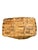 Mid 20th Century Large Vintage French Country Split Bamboo Storage Basket 32” Width For Sale - Image 5 of 18