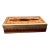 Vintage Embossed Gilt-Wood Decorative Tissue Box For Sale