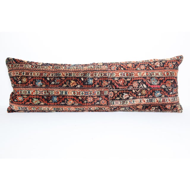 Art Deco - Authentic Decorative Vintage Tribal Textile Pillow Cover -15'' X 43'' For Sale - Image 3 of 9