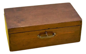 Antique Wooden Box with Dividers