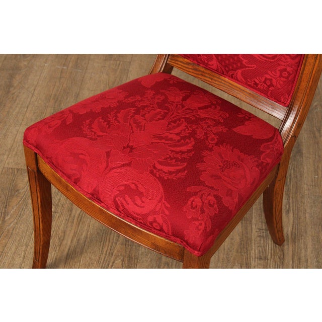 Henredon Charles X Empire Style Set of Six Dining Chairs For Sale - Image 9 of 12