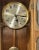 Brown Antique German Box Regulator Wall Clock, Westminster Quarter Strike Chimes For Sale - Image 8 of 9