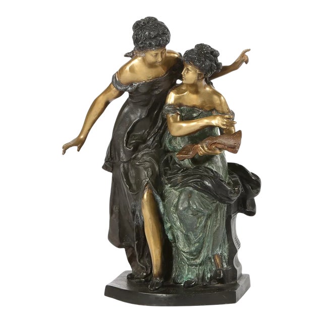 Bronze Decorative Sculpture Female Beauties For Sale