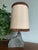 Mid-Century Modern Vintage Blue Slate Table Lamp with Original Shade, 1970s For Sale - Image 3 of 11
