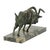 Antique Goat Sculpture in Bronze and Marble, 1920s For Sale - Image 4 of 18