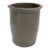 Antique Salt Glazed Stoneware Jar, 19th Century Primitive Crock, Farmhouse Pottery Vessel For Sale