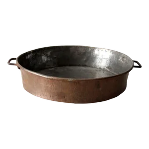 Antique Hammered Copper Pan
