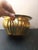 1980s 1980s Brass Ribbed Planter For Sale - Image 5 of 6