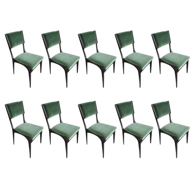Carlo de Carli Chairs - Set of 10 For Sale