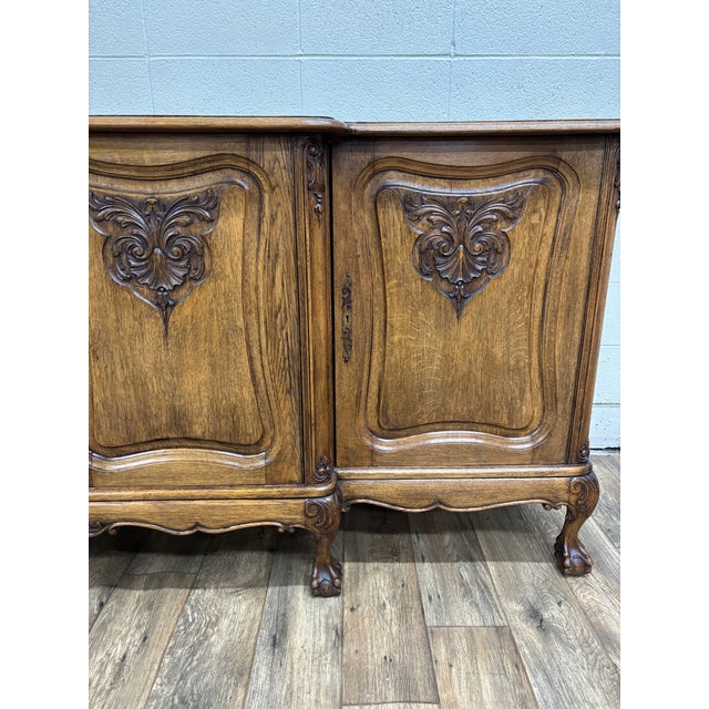 Antique French Country Louis XIV Buffet Sideboard Server For Sale - Image 14 of 18