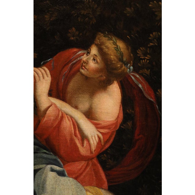 Follower of Simon Vouet, Nude The Rape of Europa, 18th Century Oil Painting on Canvas, Framed For Sale - Image 9 of 16