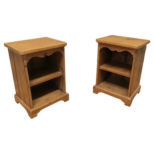 Small Pine Bedside Cabinets, 1960, Set of 2 For Sale - Image 6 of 6