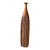 Late 20th Century Turned Live Edge Wood Bottle Vase For Sale