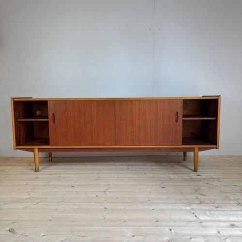 Vintage Trio Sideboard by Nils Jonsson for Hugo Troeds, Sweden, 1960 For Sale - Image 4 of 5