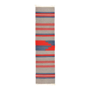 Vintage Rio Grande Chimayo Rug Runner - 02'05 X 09'04