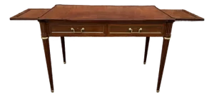 19th Century French Louis XV Leather Desk