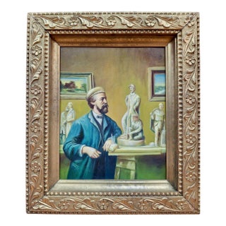 Portrait of John Rogers, a Sculptor for the Common Man For Sale