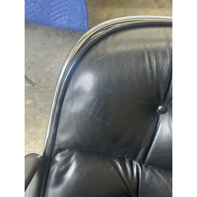 1980s Charles Pollock for Knoll Office Desk Chair For Sale - Image 9 of 12