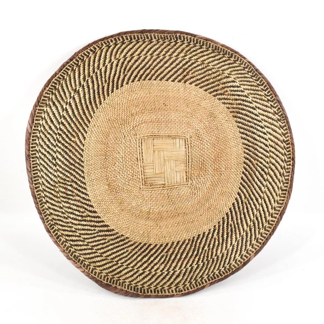 Early 20th Century Tonga Binga Basket 22 Inch For Sale - Image 4 of 7