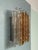 Mid-Century Modern Clear Amber Glass Wall Light by Albano Poli for Poliarte, Italy, 1970s For Sale - Image 3 of 13