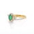 Not Yet Made - Made To Order Genuine Emerald Diamond Women Engagement Ring in 18k Solid Yellow Gold Size 7 For Sale - Image 5 of 13