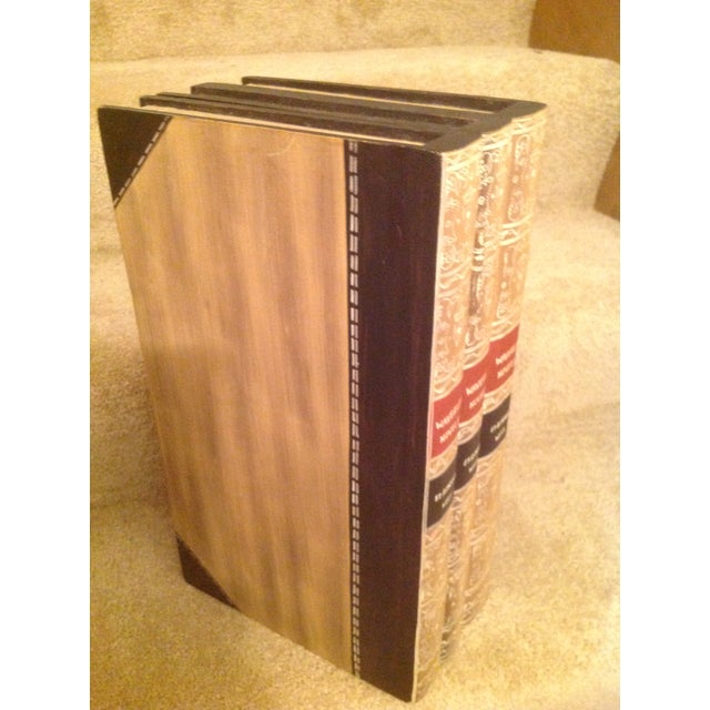 Vintage Hand Painted, Wooden Book Box Chairish