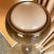 Tan 1970s Postmodern Tulip Base "Bud Grande" Flash Floor Lamp by Harvey Guzzini for Meblo For Sale - Image 8 of 11