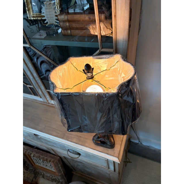 Art Deco 1940s Art Deco Empire Style Lamp For Sale - Image 3 of 4