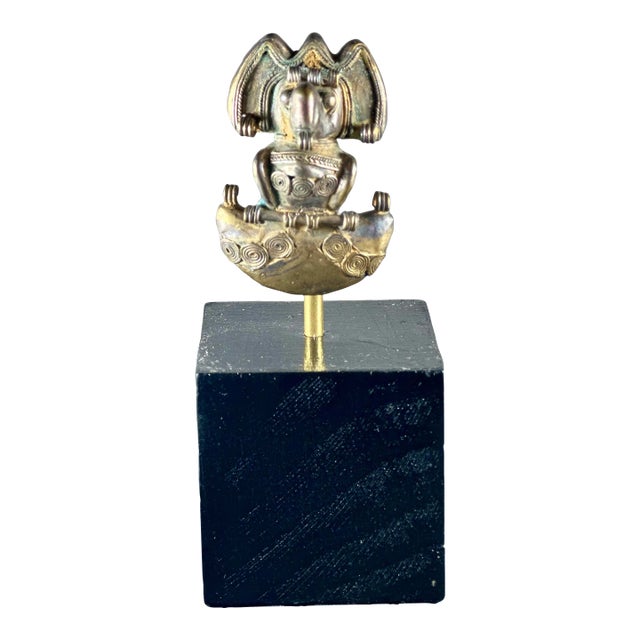 Pre-Columbian Tairona Tumbaga Pendant For Sale
