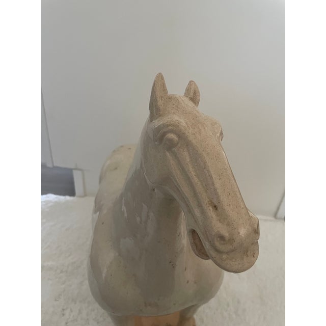 1990s Large Ceramic Horse For Sale - Image 4 of 6