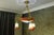 Empire French Red and White Glass and Bronze Chandelier, 1925 For Sale - Image 11 of 18