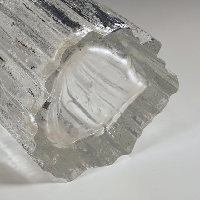 1960s Vintage Art Glass Vase by Tapio Wirkkala for Iittala 1967 For Sale - Image 5 of 8