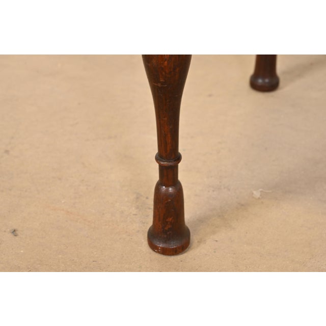 Brown Early Gustav Stickley "India Seat" Stool or Ottoman, Circa 1900 For Sale - Image 8 of 11