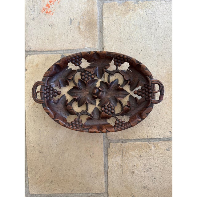 Rustic Black Forest Basket For Sale - Image 3 of 3