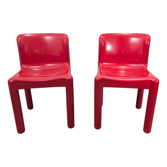 Chairs by Carlo Bartoli for for Kartell, Italy, 1970s, Set of 2 For Sale