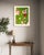 Christiane Corcelle "Orquevaux Mossy Whispers" Mixed Media on BFK Paper, Framed Abstract Painting in Moss Green, Pink and Red, 2024 For Sale - Image 9 of 9