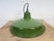 Industrial Green Enamel Factory Pendant Lamp, 1960s For Sale - Image 10 of 17