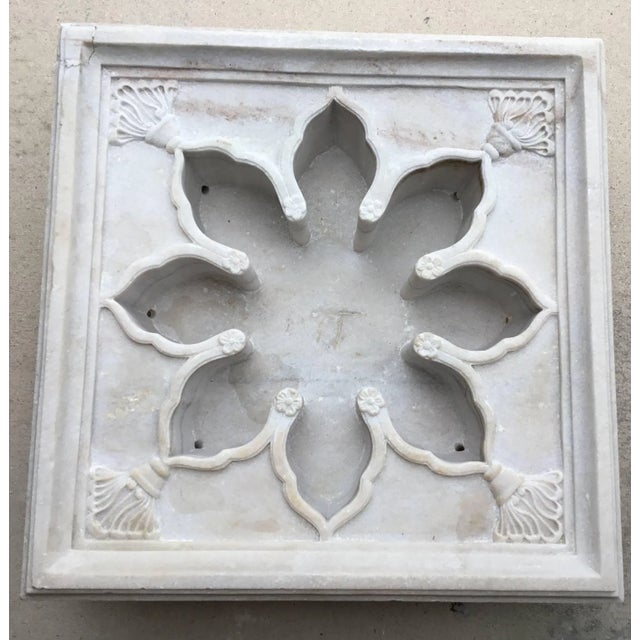 Fantastic one of a kind carved marble architectural piece, can be used in deferent functions as fountain, planter or table...