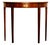 Federal Style Demilune Table. The console table in this setting create an elegant and classic display, ideal for an...