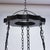 Vintage Handcrafted Iron Black and Gold 8-Light Pendant Chandelier For Sale - Image 4 of 10
